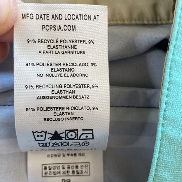 Patagonia Plane stretch Blue and Orange Board Shorts Quick-Dry Swimwear - Picture 8 of 8